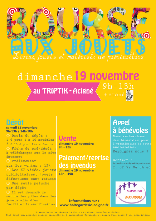 Bourse aux jouets