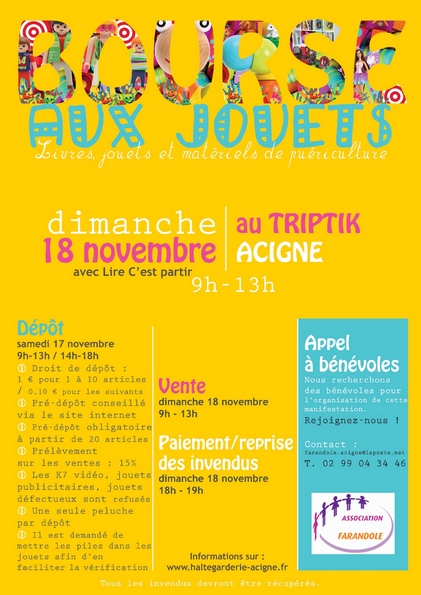 Bourse aux jouets
